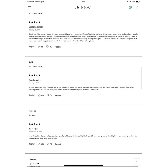 EUC J.Crew Vintage pajama set in Stewart (Classic) tartan Plaid Women’s Medium - Picture 8 of 8